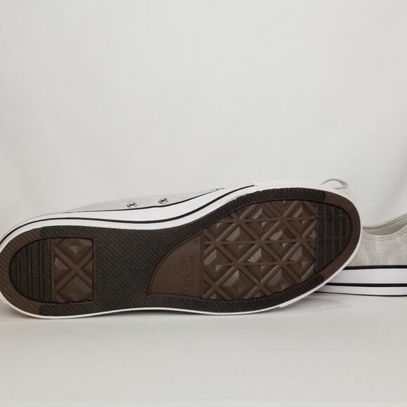 Converse Unisex CTAS Double Stitch Oxfords Men's Size 10.5  Gray #A08623F NWT - Picture 4 of 9